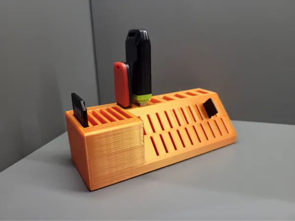 Organiseur de cartes mémoire et clés USB