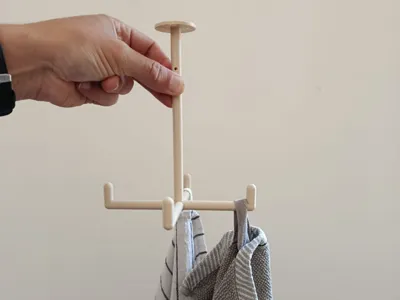 quadruple hook for towels or dishcloths