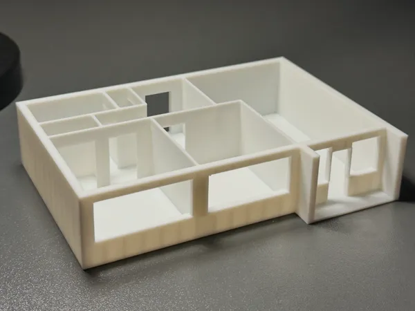 Maquette d'appartement minimaliste