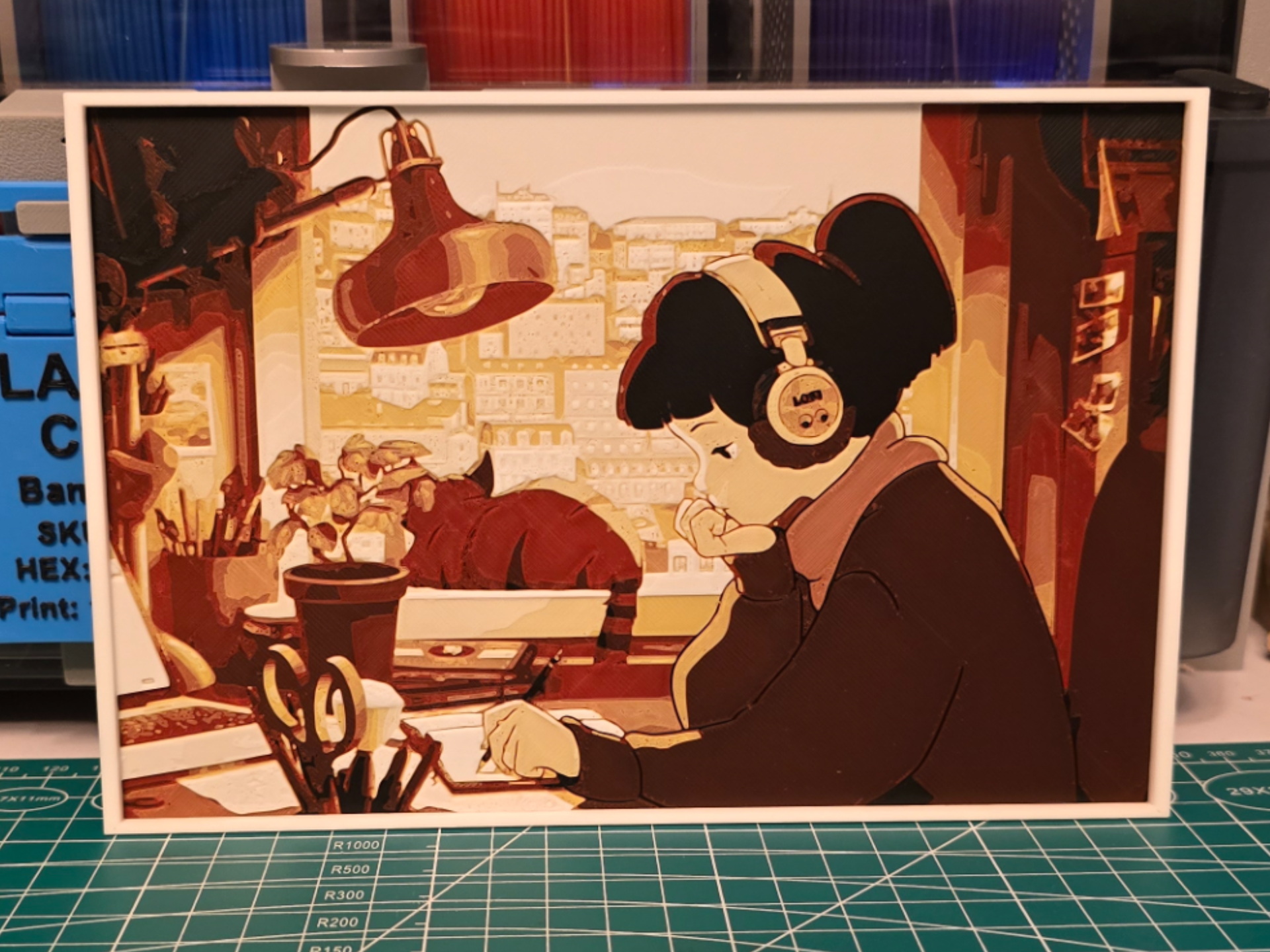 Youtube Lofi Girl Poster - Hueforge Art