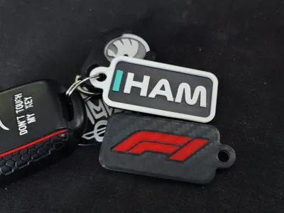 F1 Drivers keychain