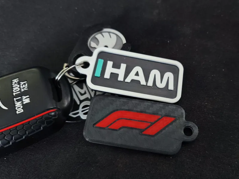 F1 Drivers keychain