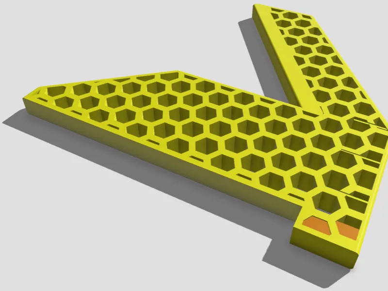 Honeycomb Push Shoe for table saw
