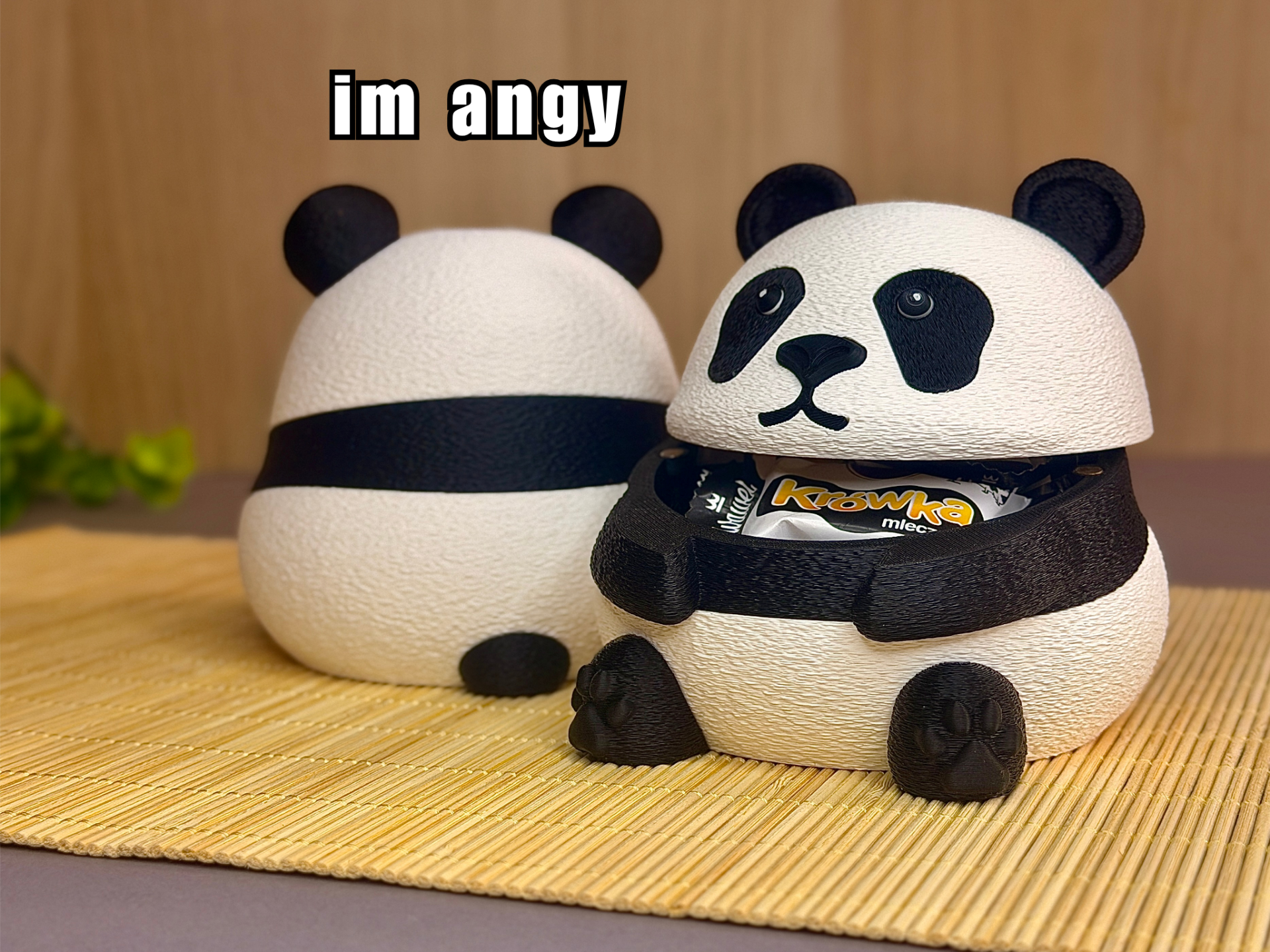 Chubby Panda Treat Box & Catchall