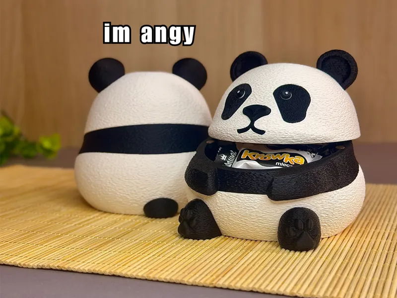 Chubby Panda Treat Box & Catchall