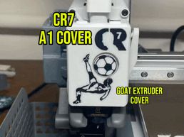 CR7 The G.O.A.T Extruder Cover For A1/A1 mini