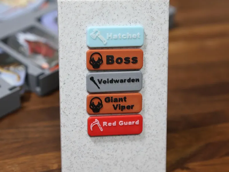 Magnetic Initiative Tokens for Gloomhaven JOTL