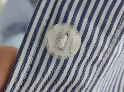 Simple two hole Button