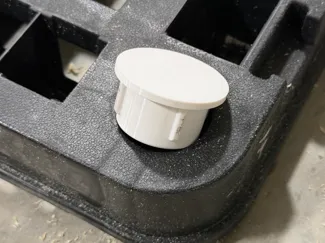 Plastic Storage Shelf Cap