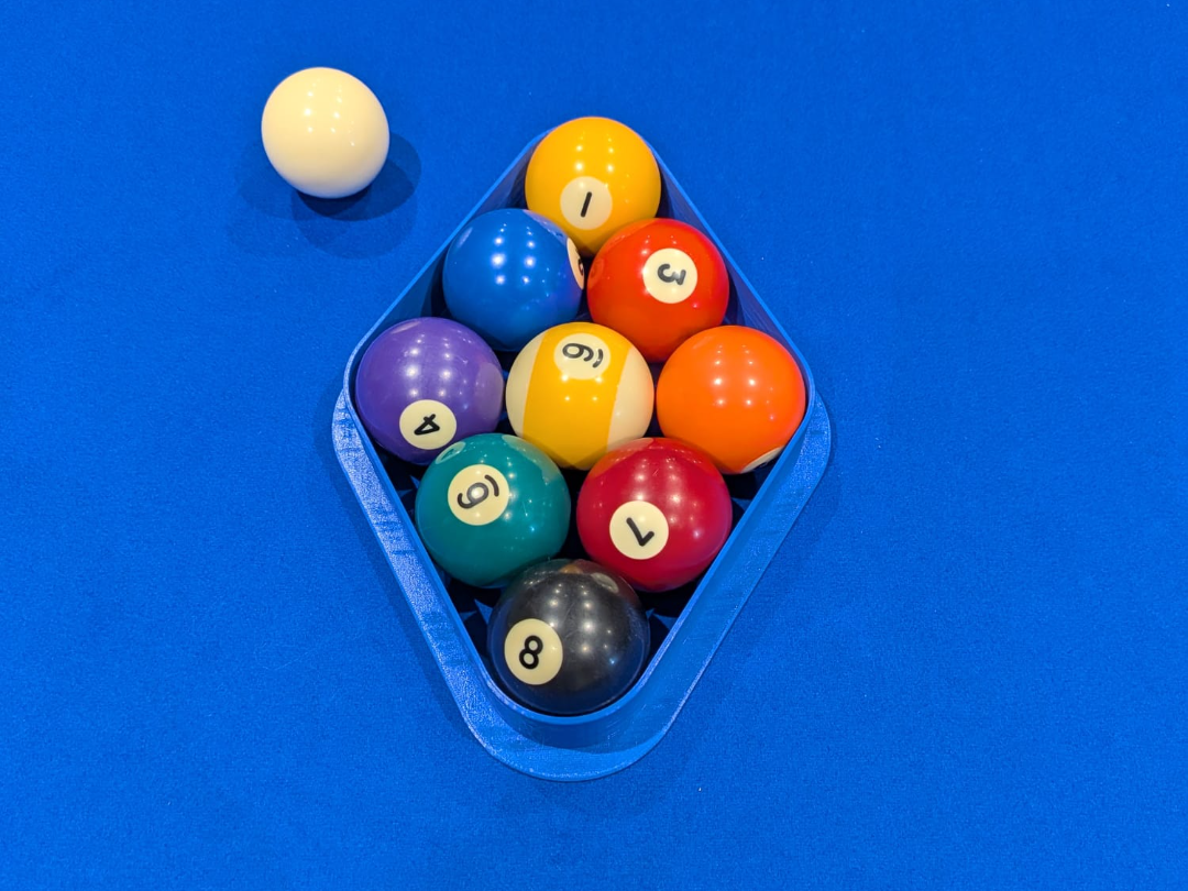 9 Ball Pool - for standard 2 inch ball size 50.8mm