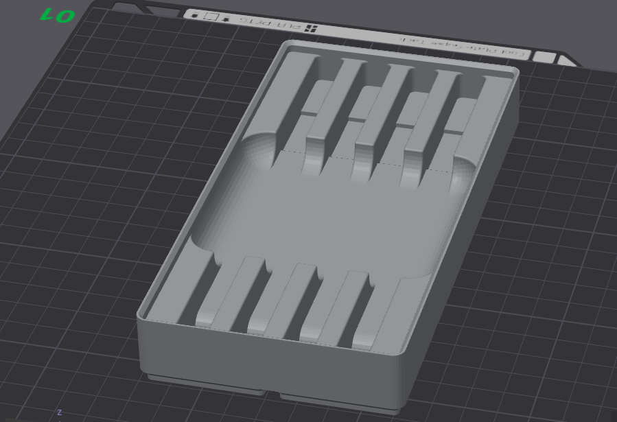 Miniatura 2 do modelo 3D Tweezer Gridfinity Bin