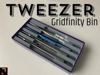 Tweezer Gridfinity Bin