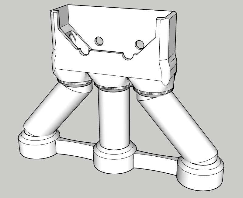 Miniatura 3 do modelo 3D 新云筛弹器底座