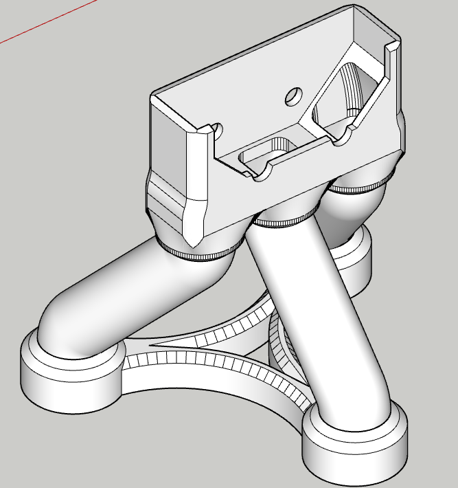Miniatura 4 do modelo 3D 新云筛弹器底座