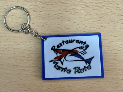 Manta Rota Restaurant Logo Keychain