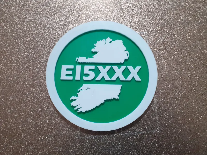 Irish Amateur Radio Call Sign Coaster 