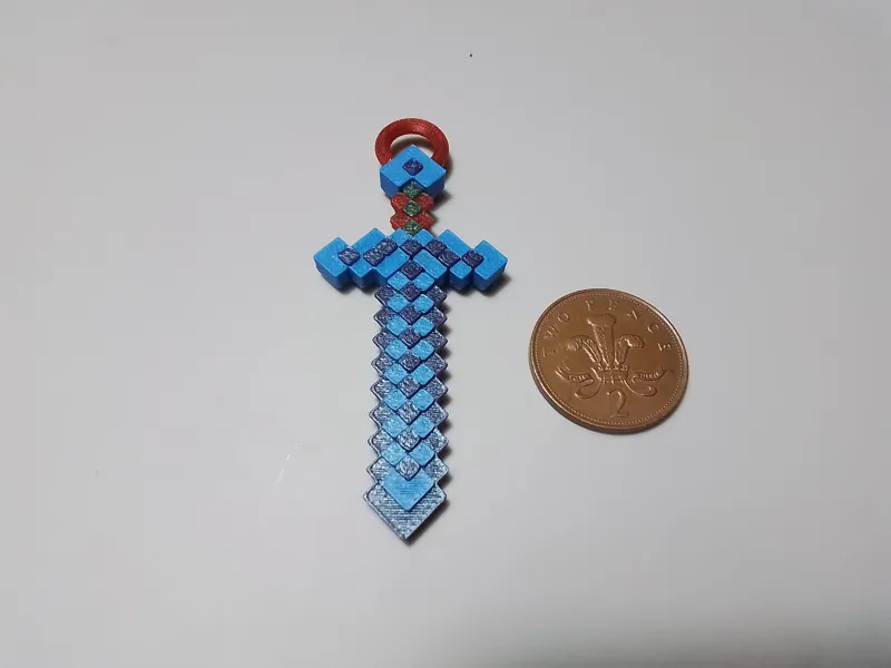Minecraft Sword Pendant