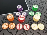 Skill tokens as poker chips