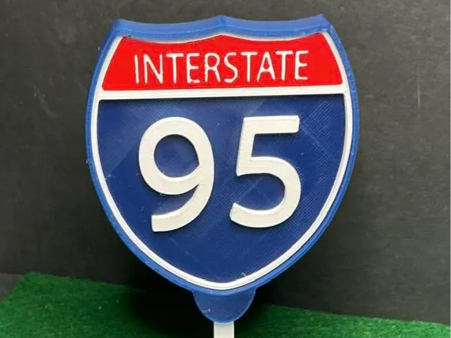 Interstate 95 road sign display