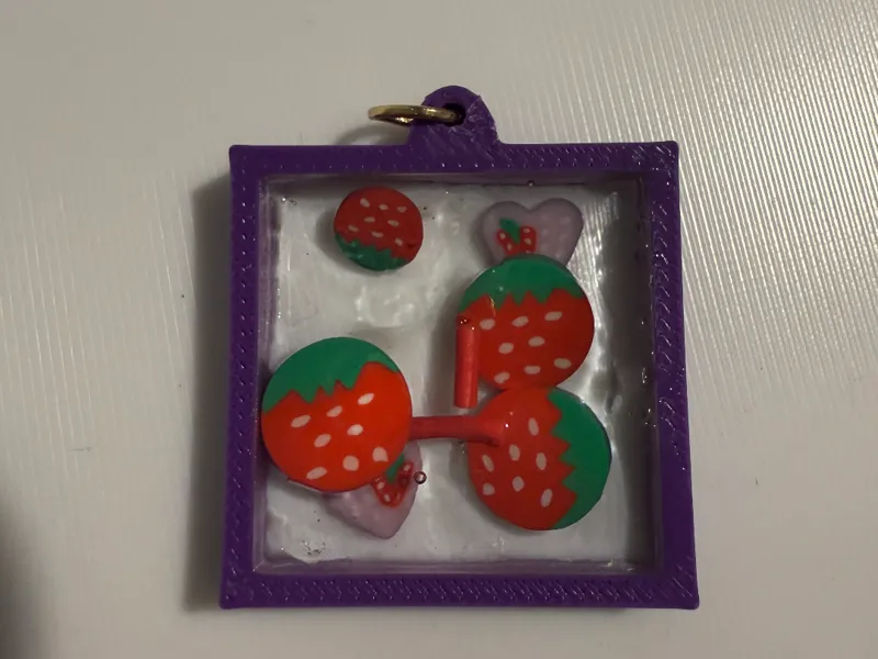 Resin Keychain Frame