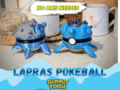 Lapras Pokeball - Multipart