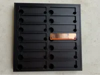 Gabarit de gravure pour barrettes de collier — photo 2