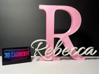 Rebecca Namensschild