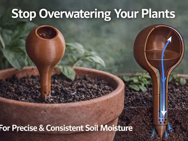 Parametric Self-Watering Globe for Houseplants