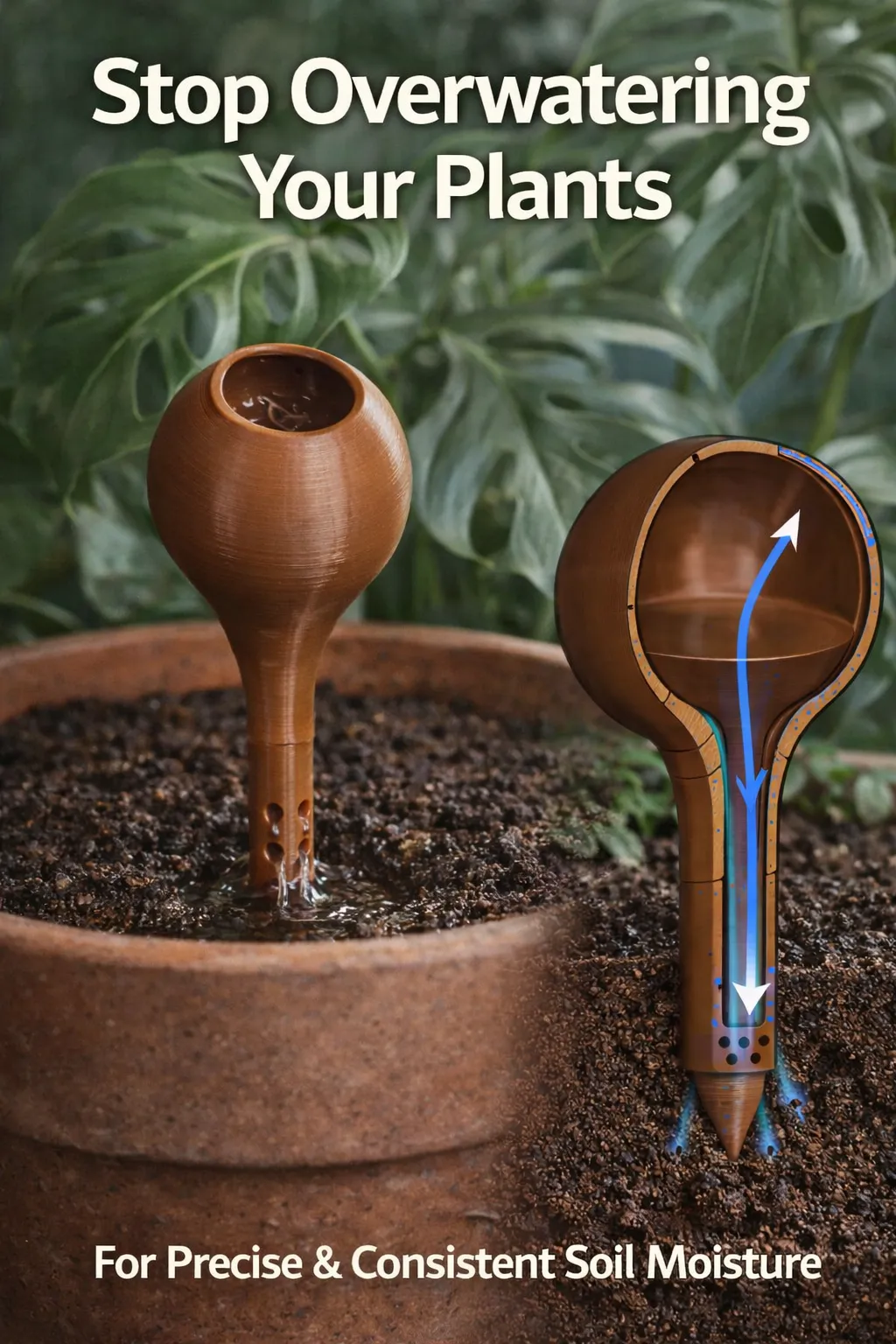 Parametric Self-Watering Globe for Houseplants view 4