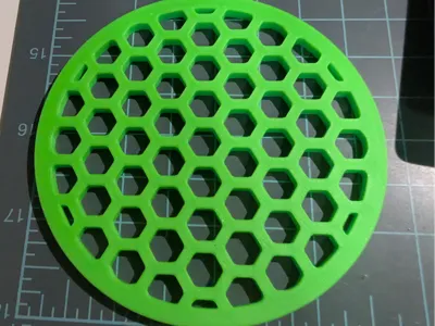 Hex Pattern Coaster