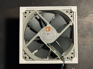 Exhaust Housing 120mm Noctua Fan. 50mm/2 inch Hose