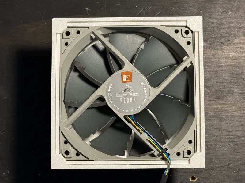 Exhaust Housing 120mm Noctua Fan. 50mm/2 inch Hose