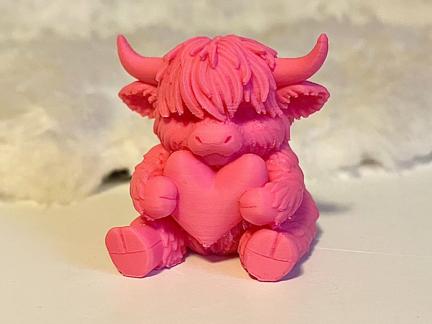 Highland Cattle with Heart