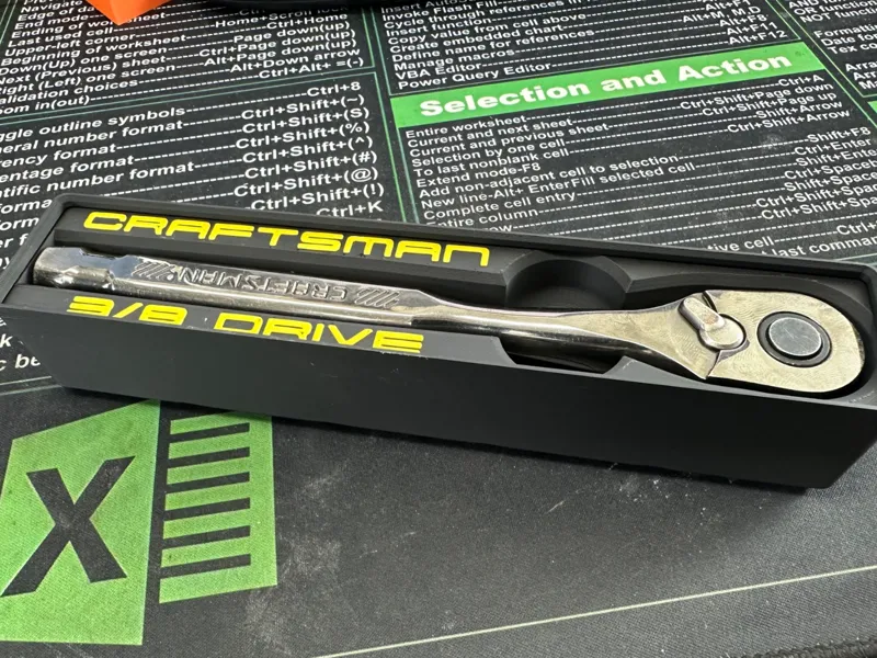 Gridfinity Craftsman 3/8 Socket Wrench 82-011
