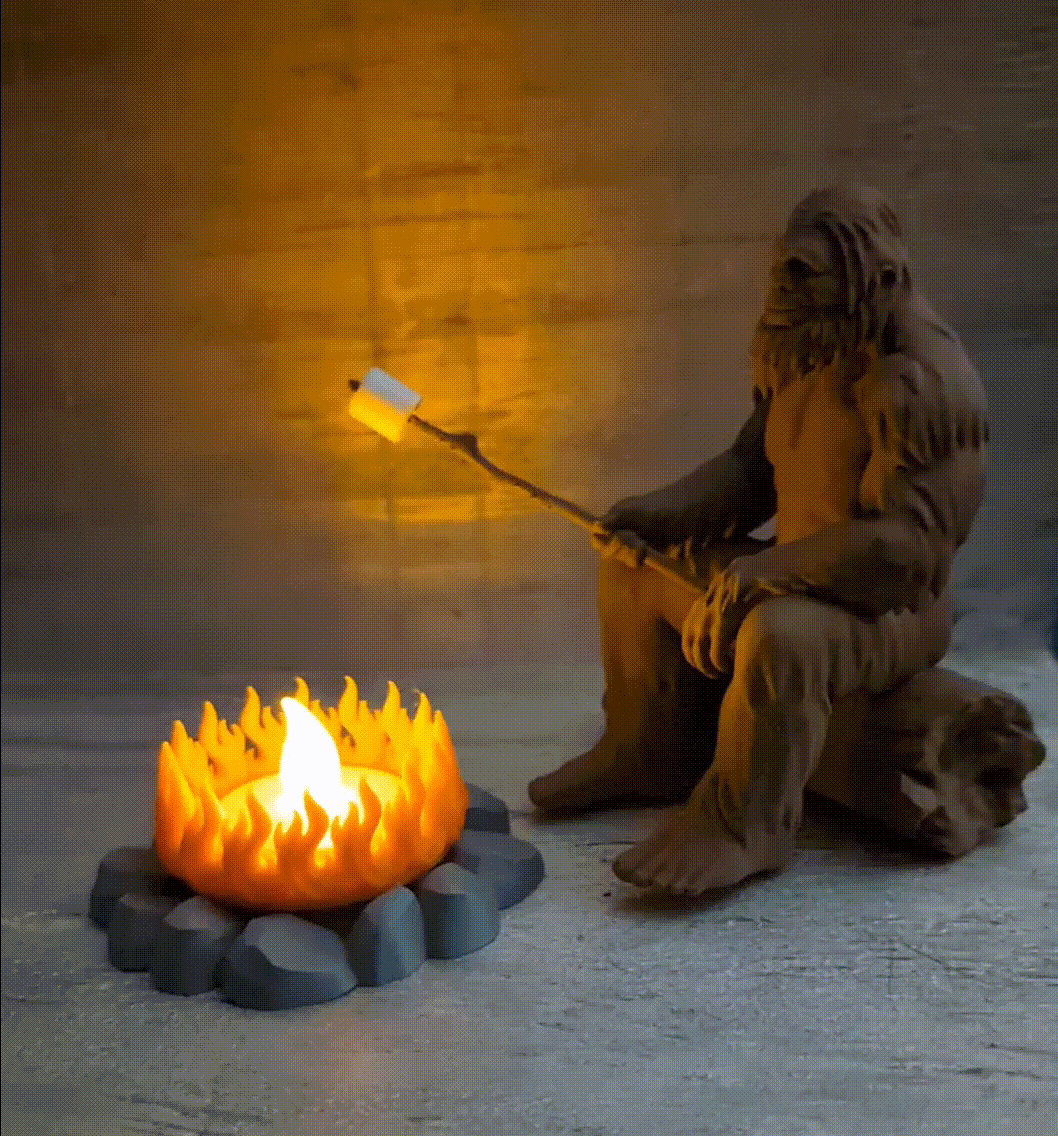 Bigfoot Campfire Tealight
