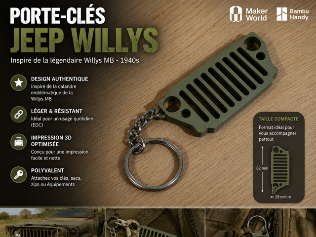 WWII Jeep front grill
