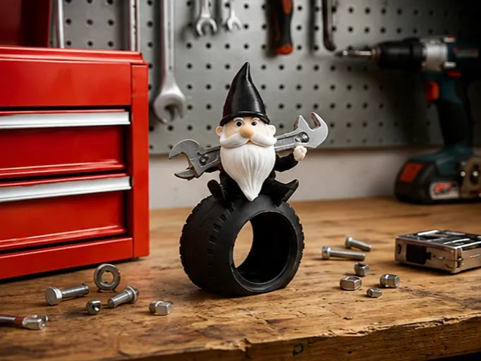 Father's Day Wrench Tire Decor