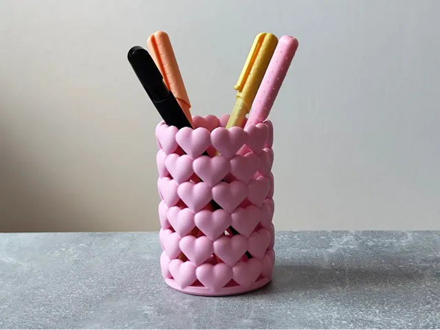 Heart Pen Holder