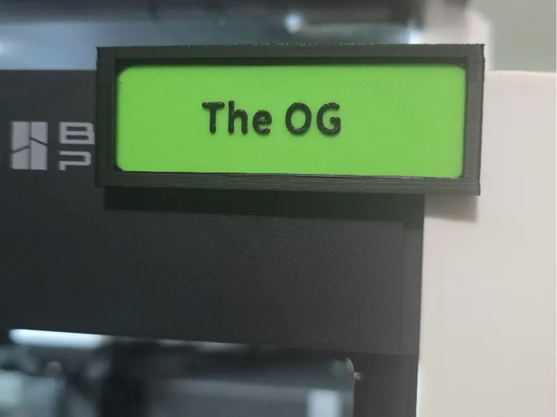 p1p/p1s plug nameplate