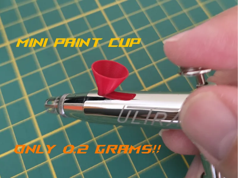 Mini Airbrush Paint Cup Harder & Steenbeck Ultra
