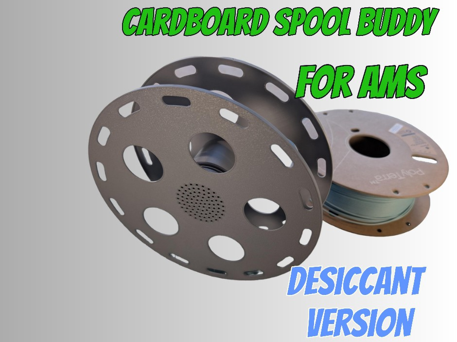 Cardboard Spool Buddy for AMS - Desiccant Version