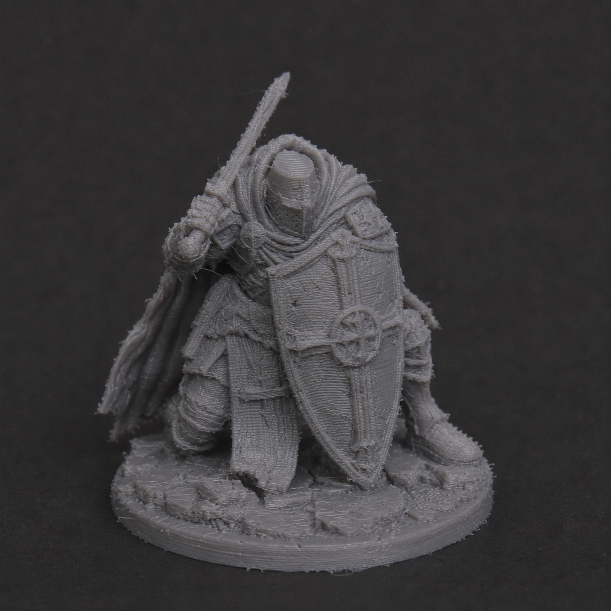 Paladin Tank Knight Miniature 32mm - 1