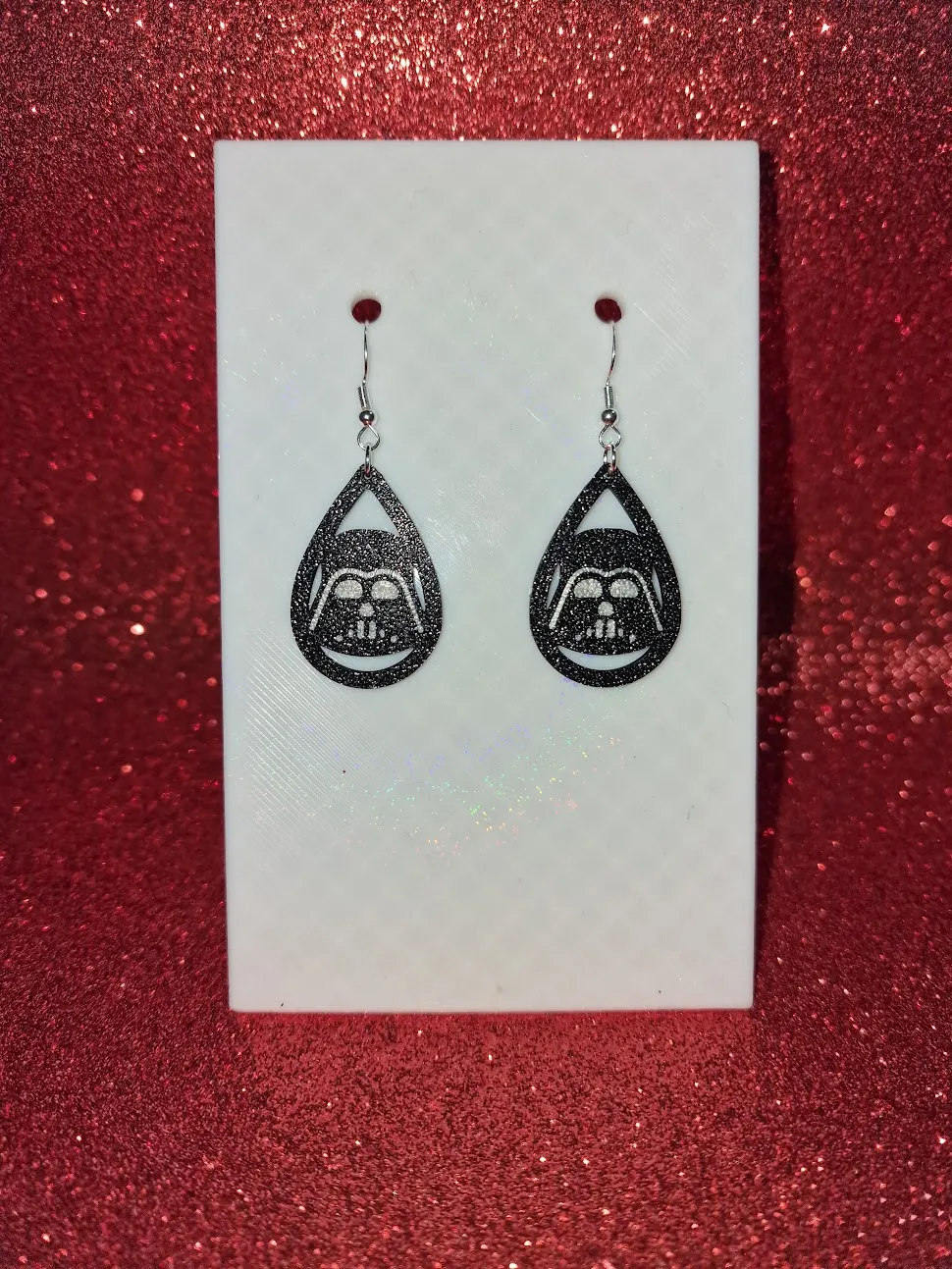 Darth Vader in a drop earrings view 2