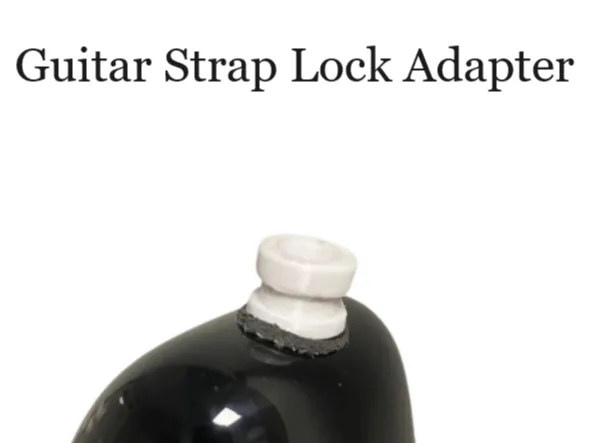 Guitar Strap Lock Adapter