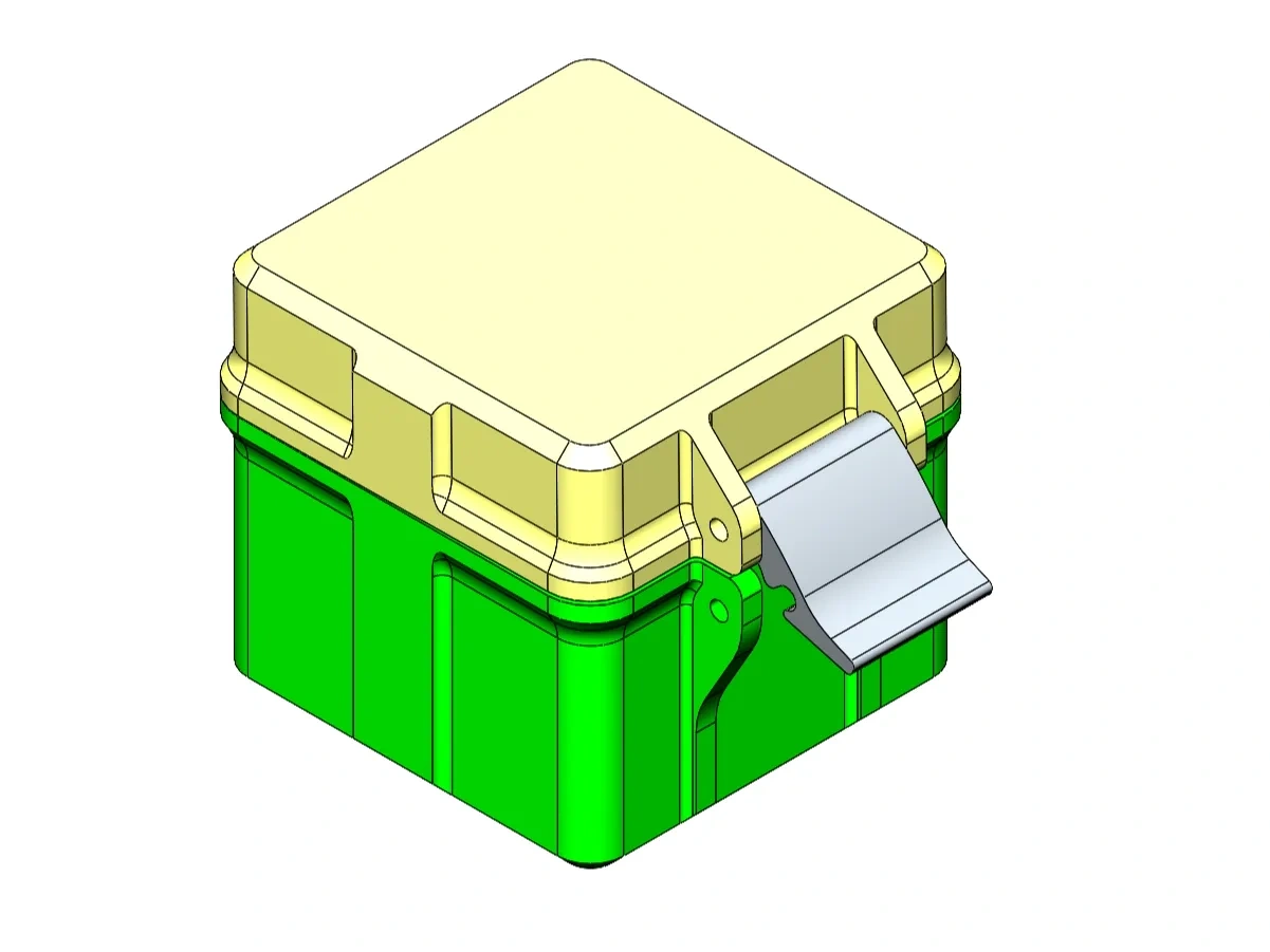 Miniatura 1 do modelo 3D 收纳盒（50*50）