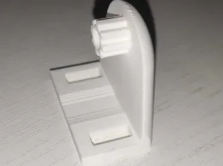 Window roller blinds support thin base