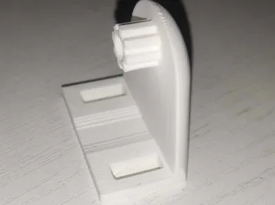 Window roller blinds support thin base