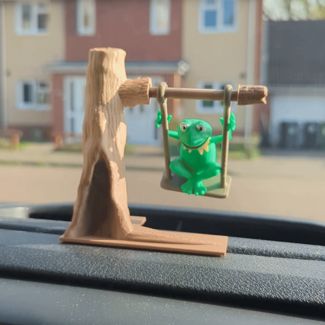 Kermit The Frog Swing Car Dashboard Toy
