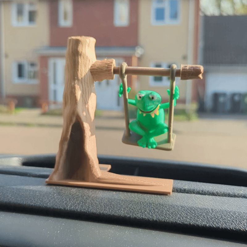 Kermit The Frog Swing Car Dashboard Toy