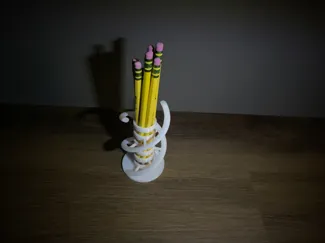 Double Helix pencil holder